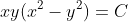 xy(x^2-y^2)=C