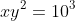 xy^2=10^3