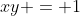 xy = 1