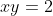 xy=2
