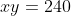 xy=240