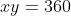 xy=360