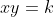 xy=k