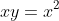 xy=x^2