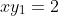 xy_1=2
