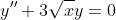 y''+3\sqrt{x}y=0