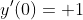 y'(0)= 1