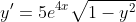 y'=5e^{4x}\sqrt{1-y^2}