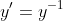 y'=y^{-1}