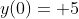 y(0)= 5