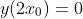 y(2x_0)=0