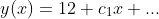 y(x)=12+c_1x+...