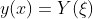 y(x)=Y(\xi)