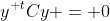 y^{\textsc t}Cy = 0