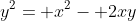 y^2= x^2- 2xy