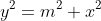 y^2=m^2 x^2