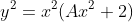 y^2=x^2(Ax^2+2)