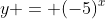 y = (-5)^x