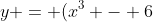 y = (x^3 - 6)(2 - 7x)