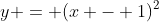 y = (x - 1)^2