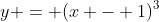 y = (x - 1)^3