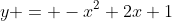 y = -x^2+2x+1
