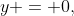 y = 0,\;\;\text{or}\;\;y = - \frac{2 \lambda}{3}