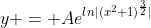 y = Ae^{ln|(x^2+1)^\frac{3}{2}|}