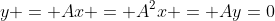 y = Ax = A^2x = Ay=0