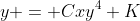 y = Cxy^4+K