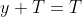 y+T=T