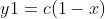 y1=c(1-x)