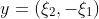 y=(\xi_2,-\xi_1)