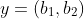 y=(b_1,b_2)