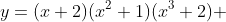 y=(x+2)(x^2+1)(x^3+2) 