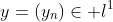 y=(y_n)\in l^1
