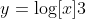 y=\log[x]{3}