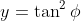 y=\tan^2\phi