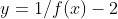 y=1/f(x)-2