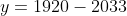 y=1920-2033