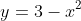 y=3-x^2