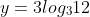y=3log_312