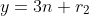 y=3n+r_2