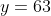 y=63