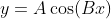 y=A\cos(Bx)
