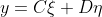 y=C\xi+D\eta
