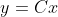 y=Cx