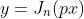 y=J_n(px)