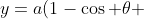 y=a(1-\cos \theta 