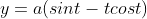 y=a(sint-tcost)
